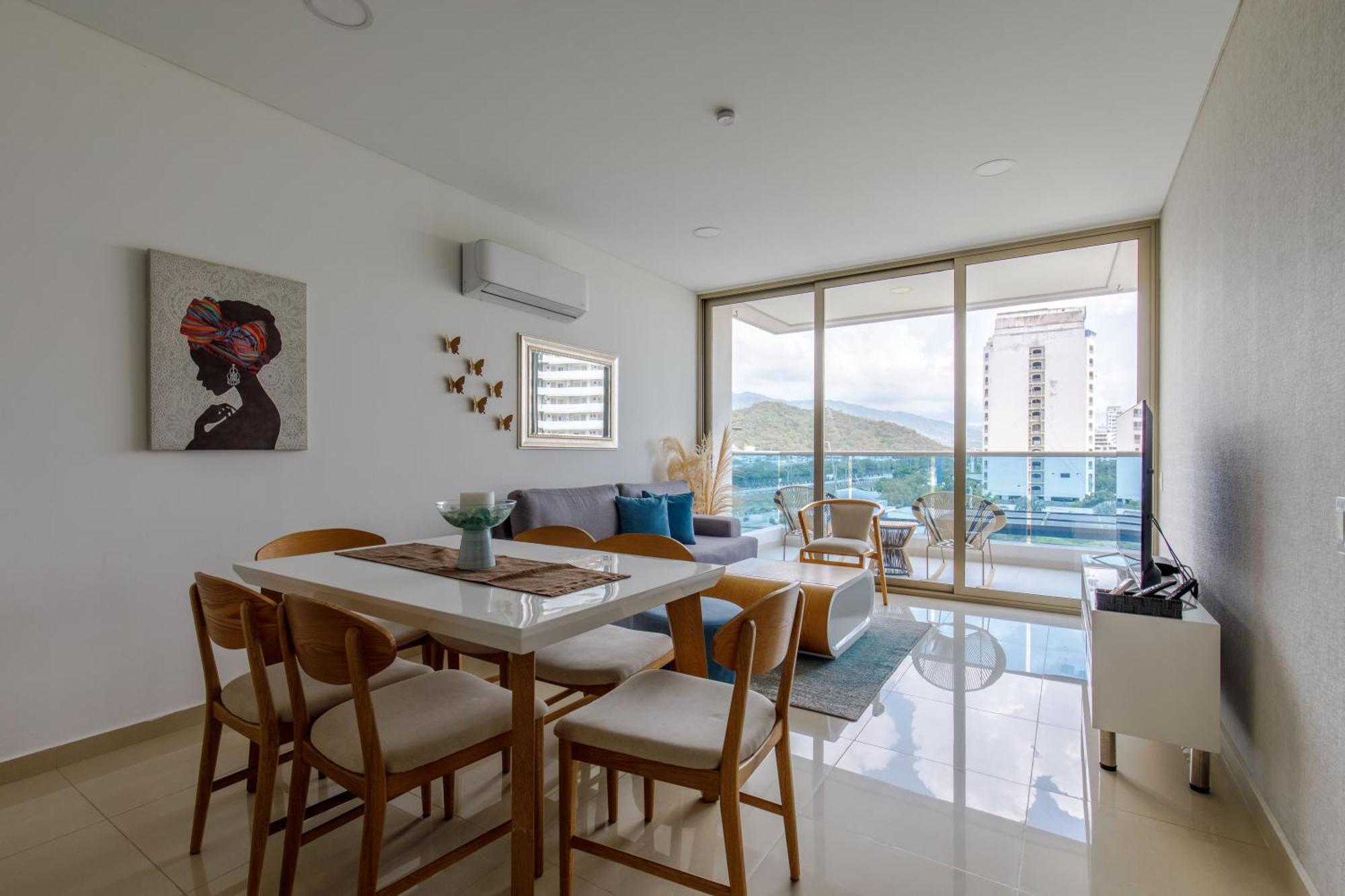 Apartamento Encantador Samaria Club De Playa, 3 Alcobas 6 Personas Playa Privada Santa Marta (Magdalena)